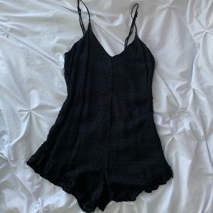 Kendall & Kylie Black Romper